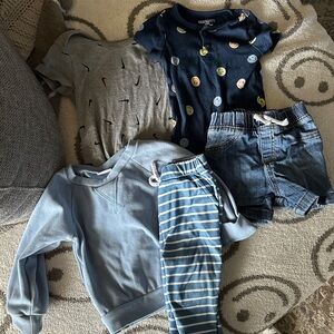 Lot of baby boy clothes 6-12 months
